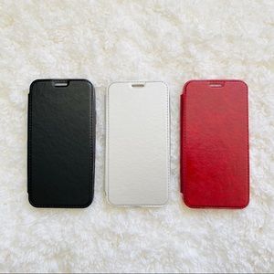 Iphone X wallet case with free phone socket